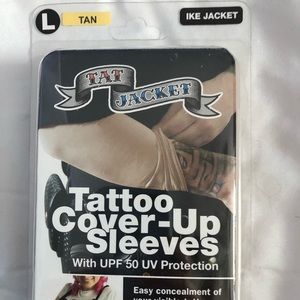Tattoo Cover Up Sleeve (2) Tan